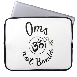 Oms Not Bombs™ Bomb Logo Laptop Sleeve