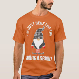 omte Santa Scandinavian Gnome Smorgasbord Christma T-Shirt