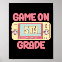 On 5th Grade Cool Video Game Back To School Kids B