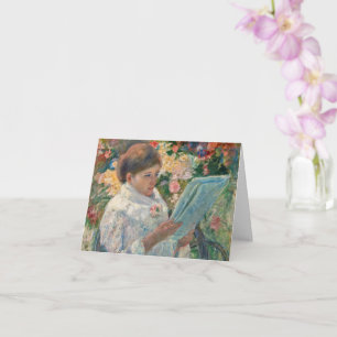 On a Balcony by Mary Cassatt Folded Card