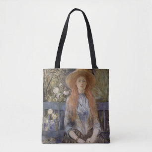 On a Bench by Berthe Morisot Tote Bag