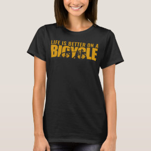 On A Bicycle Bike Cycling T-Shirt