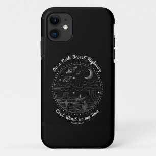 On A Dark Desert Highway Travel Mountain Camping  iPhone 11 Case