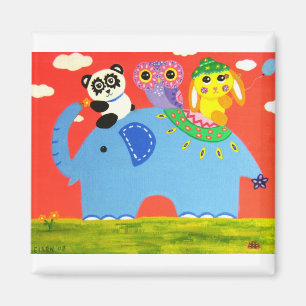 On A Giant's Back Magnet