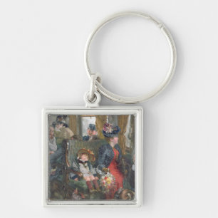On a Journey to Beautiful Countryside, 1892 Key Ring