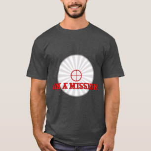 ON A MISSION Sniper Scope Art Work T-Shirt