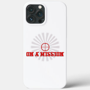 ON A MISSION Sniper Scope Artwork Cool iPhone 13 Pro Max Case