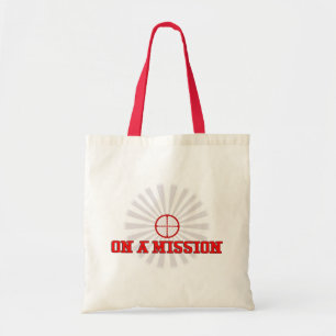 ON A MISSION Sniper Scope Artwork Cool Tote Bag