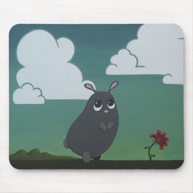 On a plain mouse pad (Front)