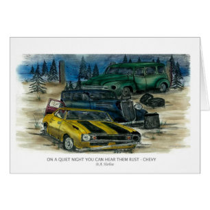 ON A QUIET NIGHT YOU CAN HEAR THEM RUST - CHEVY w-