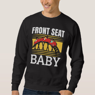 On A Roller Coaster Rollercoaster Amusement Sweatshirt