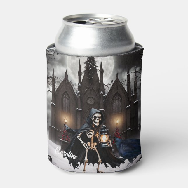 On an scary dark winternight can cooler (Can Front)