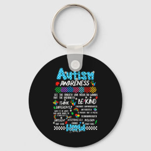 (on Back) Autism Awareness World Tour Love Needs N Key Ring