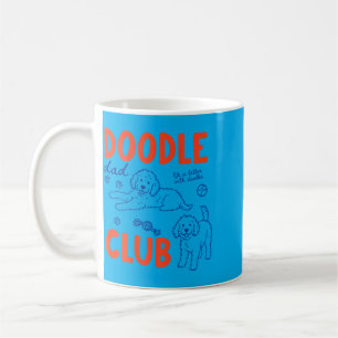 On Back Doodle Dad Club Dog Dad Golden Doodle Coffee Mug