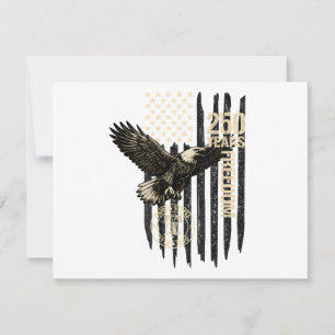 On Back Eagle and Flag 250 Years 1776-2026 250th B Invitation