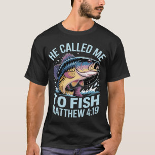 ON BACK - Fishing License Heaven Issued He Called T-Shirt