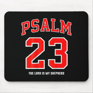 (on Back) Psalm 23 The Lord Is My Shepherd Mouse Mat