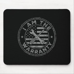 On Back The Mechanic Mechanic Handyman Humour Mouse Mat