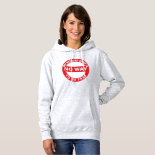 ON BENDED KNEE IS NO WAY TO BE FREE HOODIE