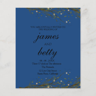 On Budget Flyer Rustic Script Invitation