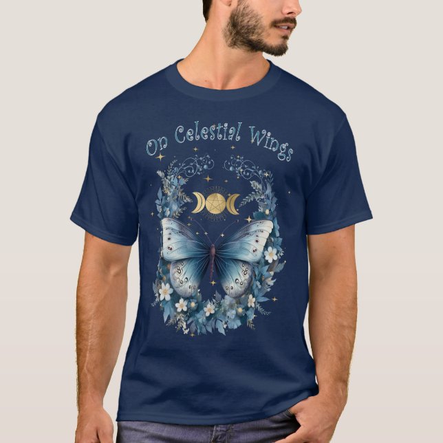 On Celestial Wings Enchanted Butterfly T-Shirt (Front)