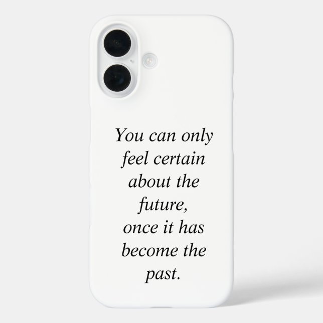 On Certainty Case-Mate iPhone Case (Back)