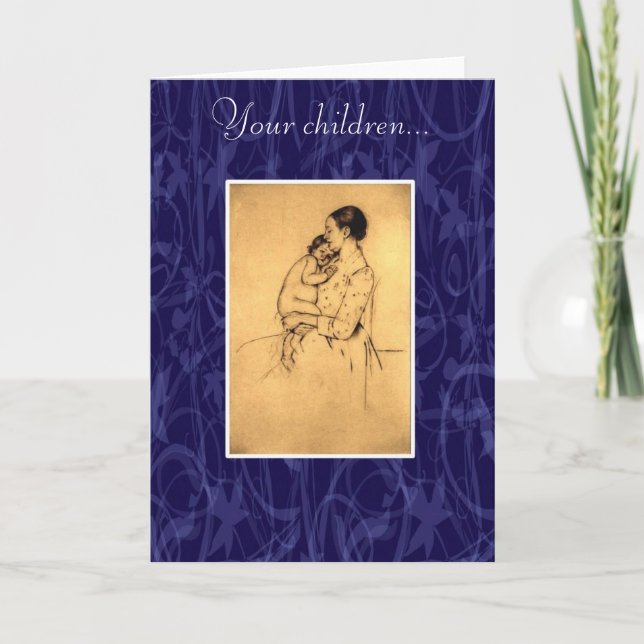 On Children by Kahlil Gibran Card (Front)