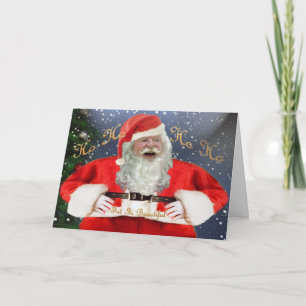 On Christmas be nice to fat people Cards