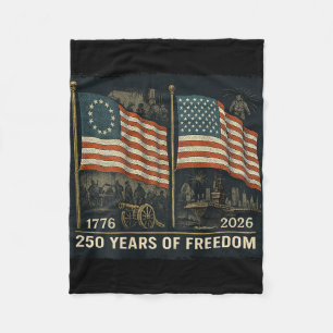 On Ck Betsy Ross Flag 250 Years Of Freedom 1776-20 Fleece Blanket