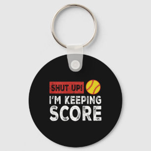 (on Ck) Shut Up I'm Keeping Score Funny Softll Sea Key Ring