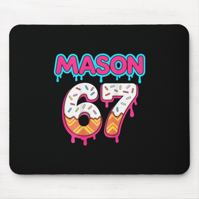 (on Ck) Six Seven Ice Cream Drip Sport 67 Mason Me Mouse Mat (Front)