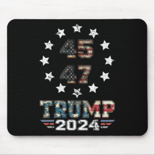 (on Ck) Western Trump Cowboy You Missed Again Mouse Mat