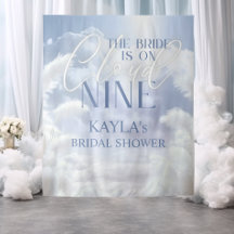 On Cloud 9 Nine Pampas Bridal Shower Photobooth