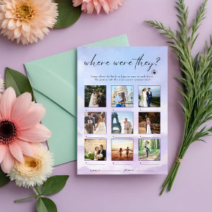 On Cloud 9 Where Were They Photo Game Invitation