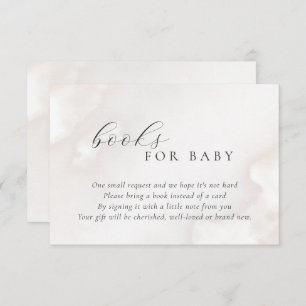 On Cloud Nine Baby Shower Books for Baby Enclosure Card