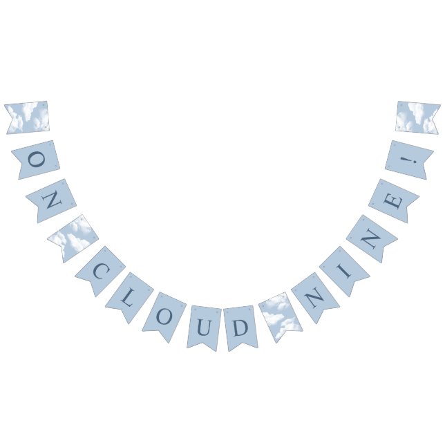 On Cloud Nine Bachelorette Weekend Bunting Banner (All)