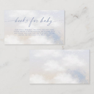 On Cloud Nine Dreamy Clouds Books For Baby Enclosure Card