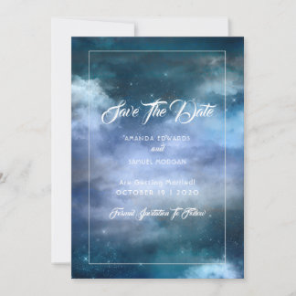 On Cloud Nine Wedding Save The Date