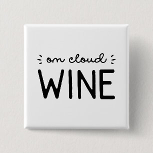 On Cloud Wine 15 Cm Square Badge