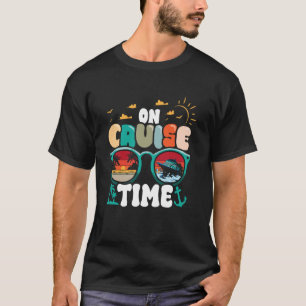 On Cruise Time 2025 Cruising Vacation Trip Group M T-Shirt