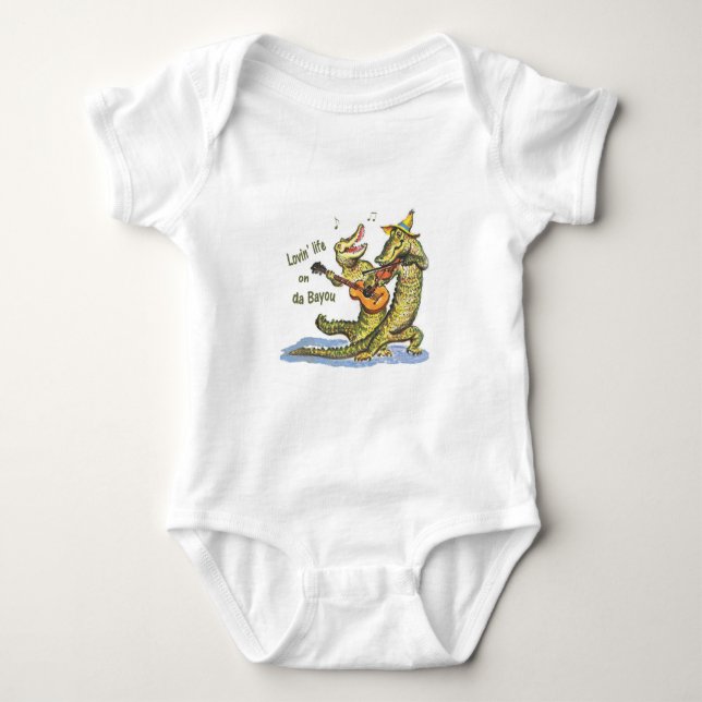 On da Bayou Baby Bodysuit (Front)