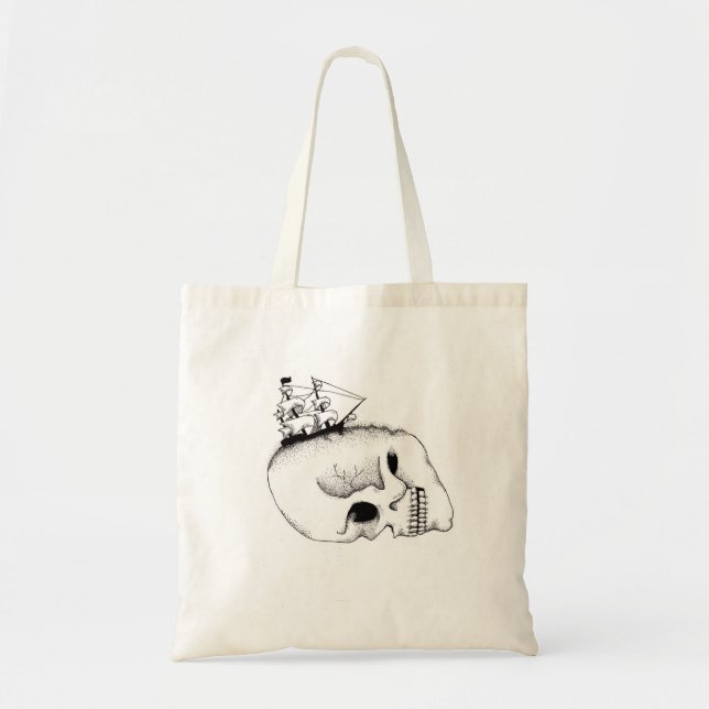On Deadly Tides Tote Bag (Front)