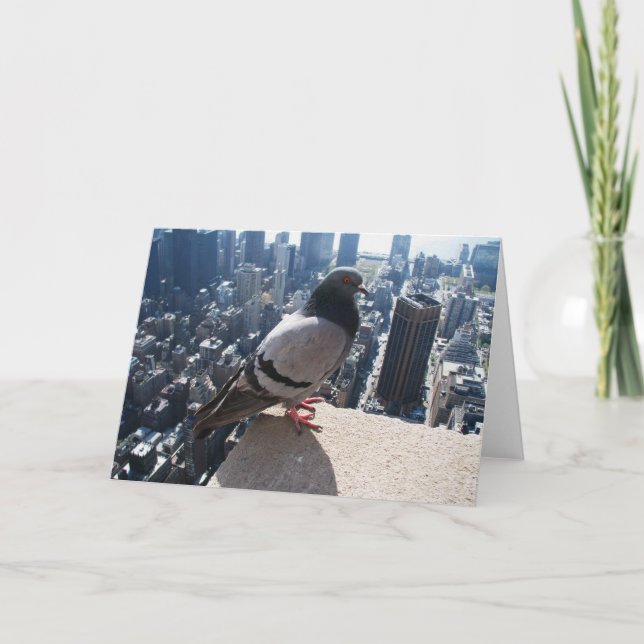 On Edge Greeting Card (Front)