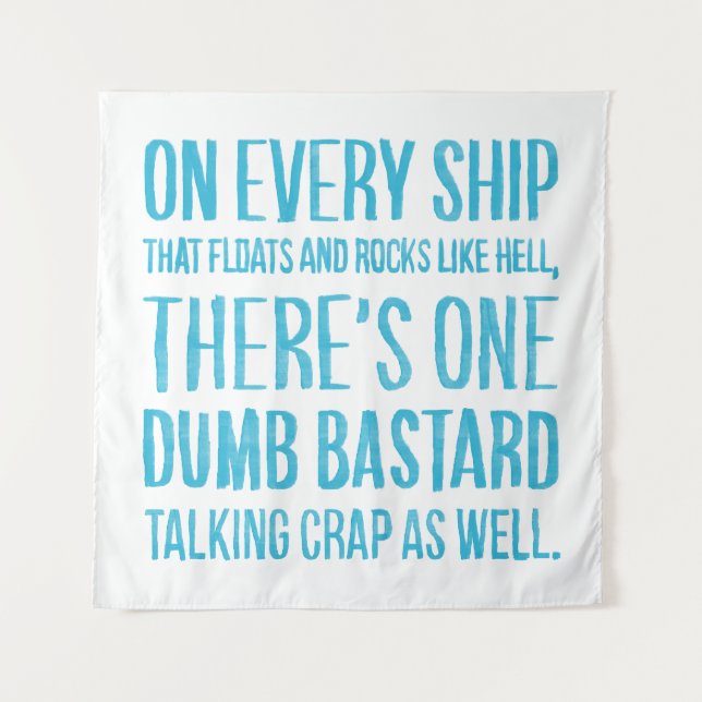 On Every Ship Tapestry (Front)