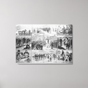 On Eviction Duty in Ireland Canvas Print