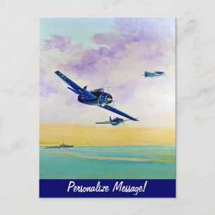 On Final Approach Postcard