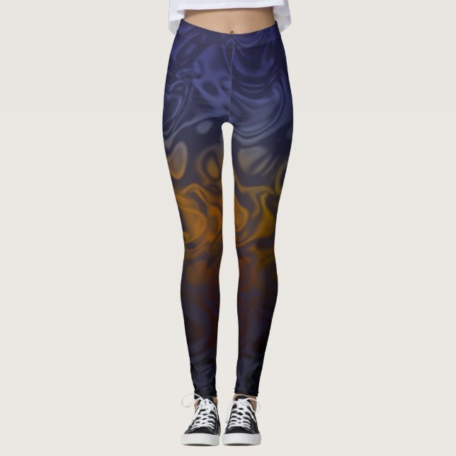 On Fire/Flames Leggings (Front)