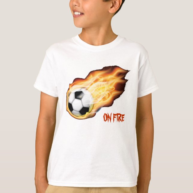 On Fire for Soccer T-Shirt (Front)