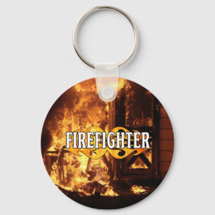 On Fire Key Ring