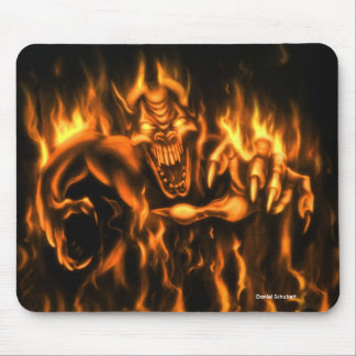 On Fire: Mauspad Mouse Mat